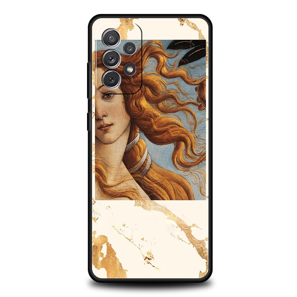 aesthetic collage Venus Phone Case for Samsung A17 A13 A15 A25 A35 A51 A55 A71 A21S A11 A31 A41 A23 A53 A73 5G A03S A05s Cover