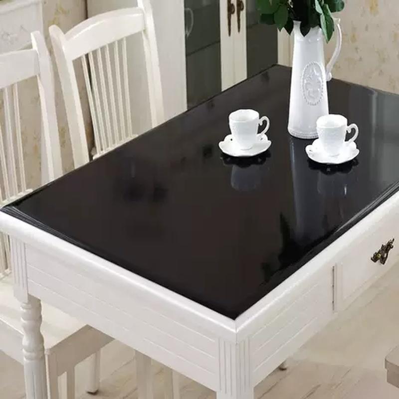 Glass Tablecloth Liquid Film Tablecloth Transparent Floor Table Flooring Table Silicone Fabric Cover | Tablecloth