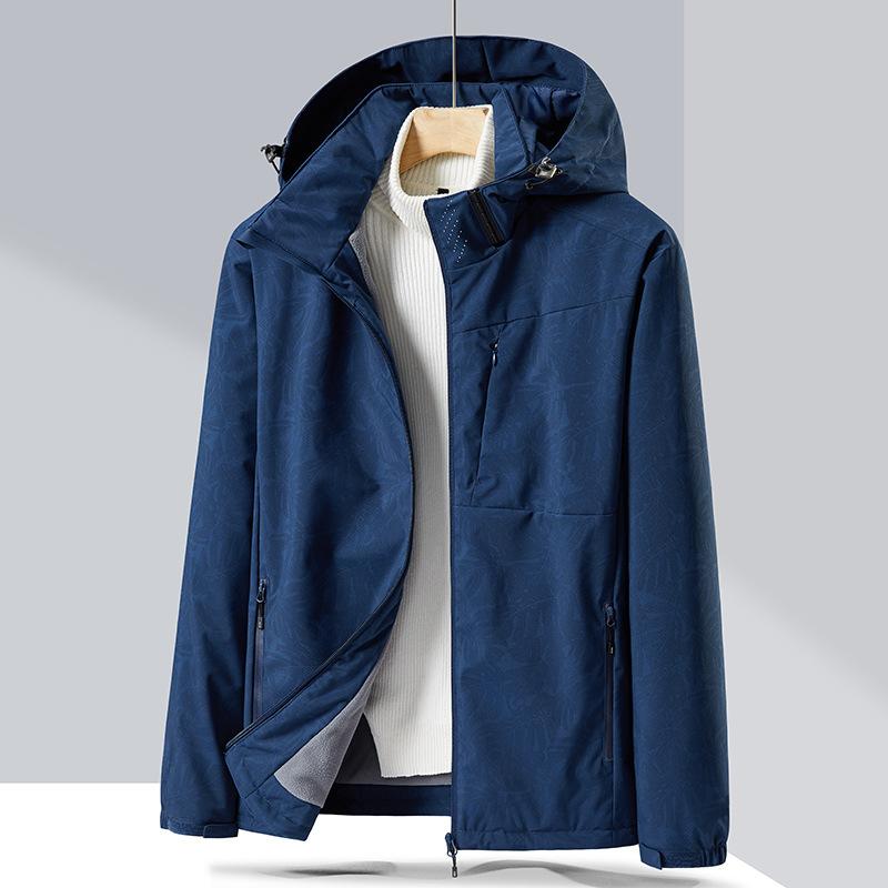 

Male Autumn and Winter Lovers Single-layer Stormtrooper Men s and Women s Windproof Sports Plus Fleece Thick Cargo Jacket Mountaineering Jacket M