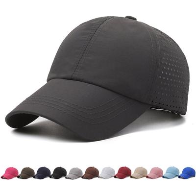 Cap Men Women Quick-drying Thin Summer Baseball Cap Outdoor Sun Hat Breathable Cap