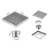 Anti-odor Shower Floor Drain Insect-proof Drain Filter Durable Hair Catcher  Toilet