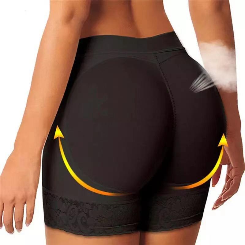 

New Style Women Pantie Push Up Hip High Waist Elastic Padded Panty Safety Underwear Skinny Bodyshort Oversize S&1PC
