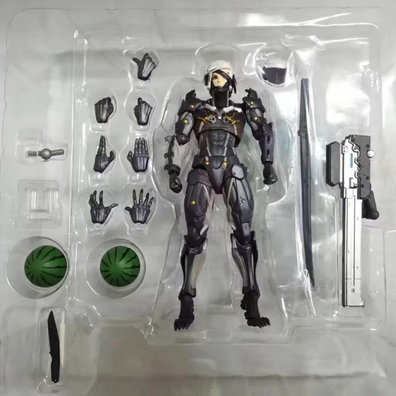 Metal Gear Rising: Revengeance Raiden Articulated Action Figures PVC brinquedos Toys