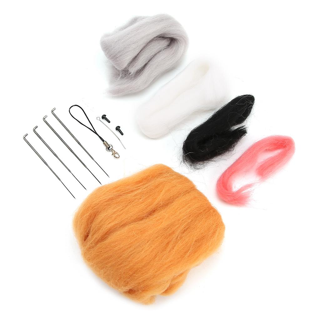 

Набор для валяния иглами, форма куклы для животных, поделки своими руками, подарочный материал, сумка, свинья, сиба-ину