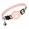 Collare GPS per Gatti con Cinturino Riflettente, Mini Dispositivo di Localizzazione Animali Domestici in Tempo Reale, Localizzatore Impermeabile Anti Smarrimento per Gattini all'Aperto A1 H9S3