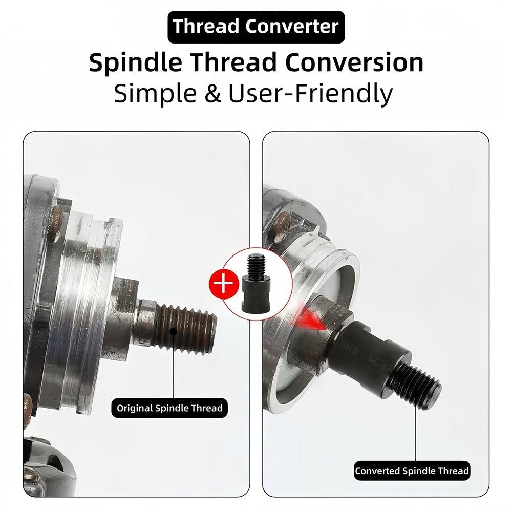 5/8-11 Thread Angle Grinder Adapter Multi-purpose Thread Conversion Adapter  Hole Saw Application