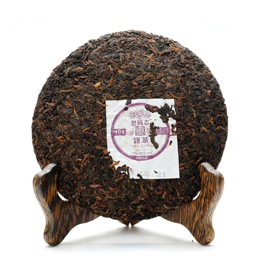 2014yr Shu Puer Tea Laotongzhi 908 Old Comrade Ripe Puer Tea