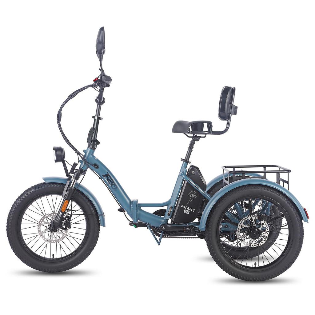 Electric Freight Bike Fafrees F20 Mate 750W Peak Motor 20" Fat Tire 48V 23.45AH Hydraulic Disc Brakes Max Load 180Kg LCD Display