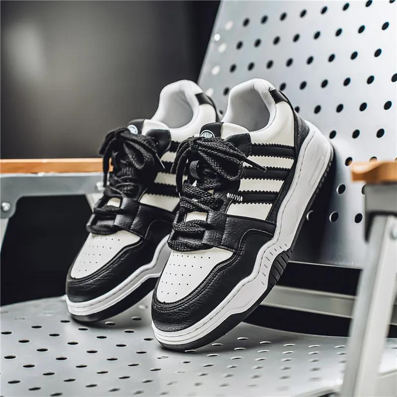 

Летние кроссовки из кожи, повседневные, модные, для бега на открытом воздухе, для походов, для тенниса, на платформе, дизайнерские, роскошные, новые, для скейтборда, мужские туфли 39 чёрный