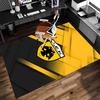 AEK FC LOGO Print Area Rug - Soft, Washable Non-Slip Indoor Mat for Office Chairs, Living Room, Home Office Decorative Rug