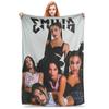 Emilia Mernes Decke Emilia MP3 Album Mehrere Größen Gemütlich und Leicht Überwurfdecken für Sofa Couch und Bett