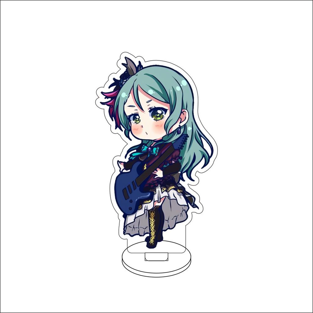 10CM Anime BanG Dream! Figure Stand Model Tsukushi Futaba/Nanami Hiromachi/Mashiro Kurata Cute Desk Decor Standing Sign Gifts