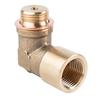 For Car Exhaust Sensor Adapter Brass M18x1 5 Thread with 90 Degree Elbow Fitting for Secure and Sensor Installation
