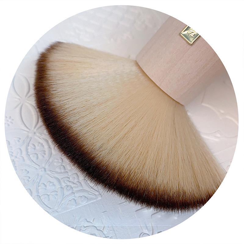 Round Nail Dust Brush Large-Sized Remove Nail Dust Brushes Acrylic Uv Gel Polish Powder Cleaning Tool Manicure Accessories