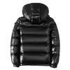 Chaqueta de Plumón Corta con Capucha para Hombre Estilo Coreano Invierno 2025 - Gruesa y de Moda