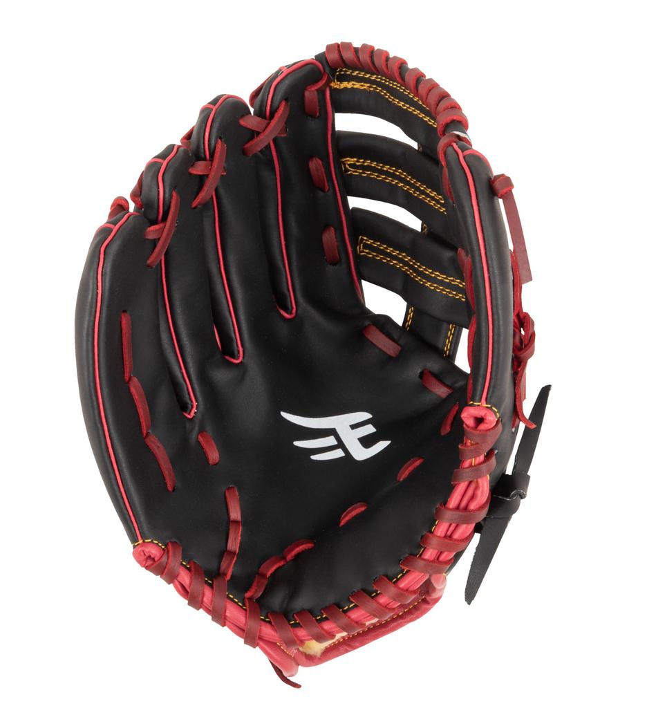 Rakuten Golden Eagles X GP Baseball Throw Glove, Softball, General, All-Around, 12.5 Inch, Black/Orange, Left-Handed