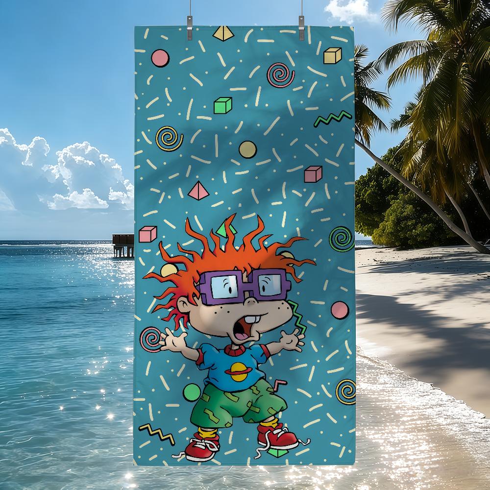 

Cartoon R-Rugrats Towel Quick Drying Beach Towels Are Suitable For Swimming Pools Camping Yoga And The Gym W40*H60(CM)