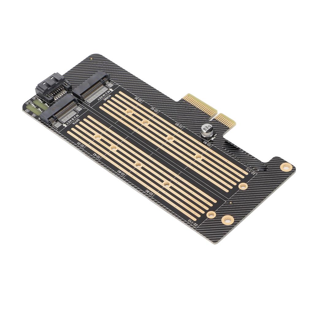 Adapter Card M.2 Dual Bay High Speed Efficient Heat Dissipation Hard Drive Reader Computer Accessories