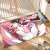 H-Hinano Door Mat Girl Bedside Entrance Bath Beauty Floor Decoration Corridor Door Tachibana Mat Carpet Living Room Balcony