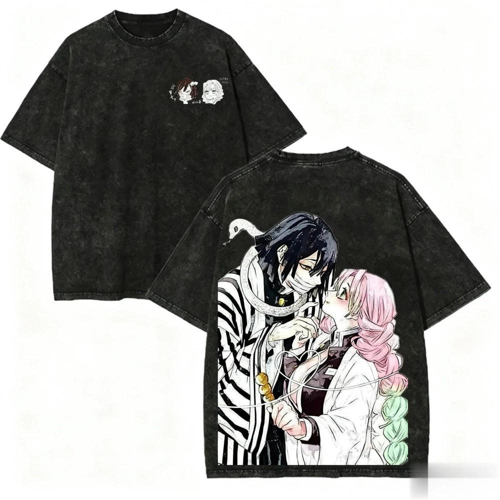 Demon Slayer Mitsuri Anime Manga T-Shirt Tee Undershirt Cotton S