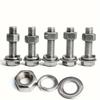 560-piece stainless steel hex bolt, nut, spring, and washer set, M3, M4, M5, and M6, lengths ranging from 10mm to 40mm.