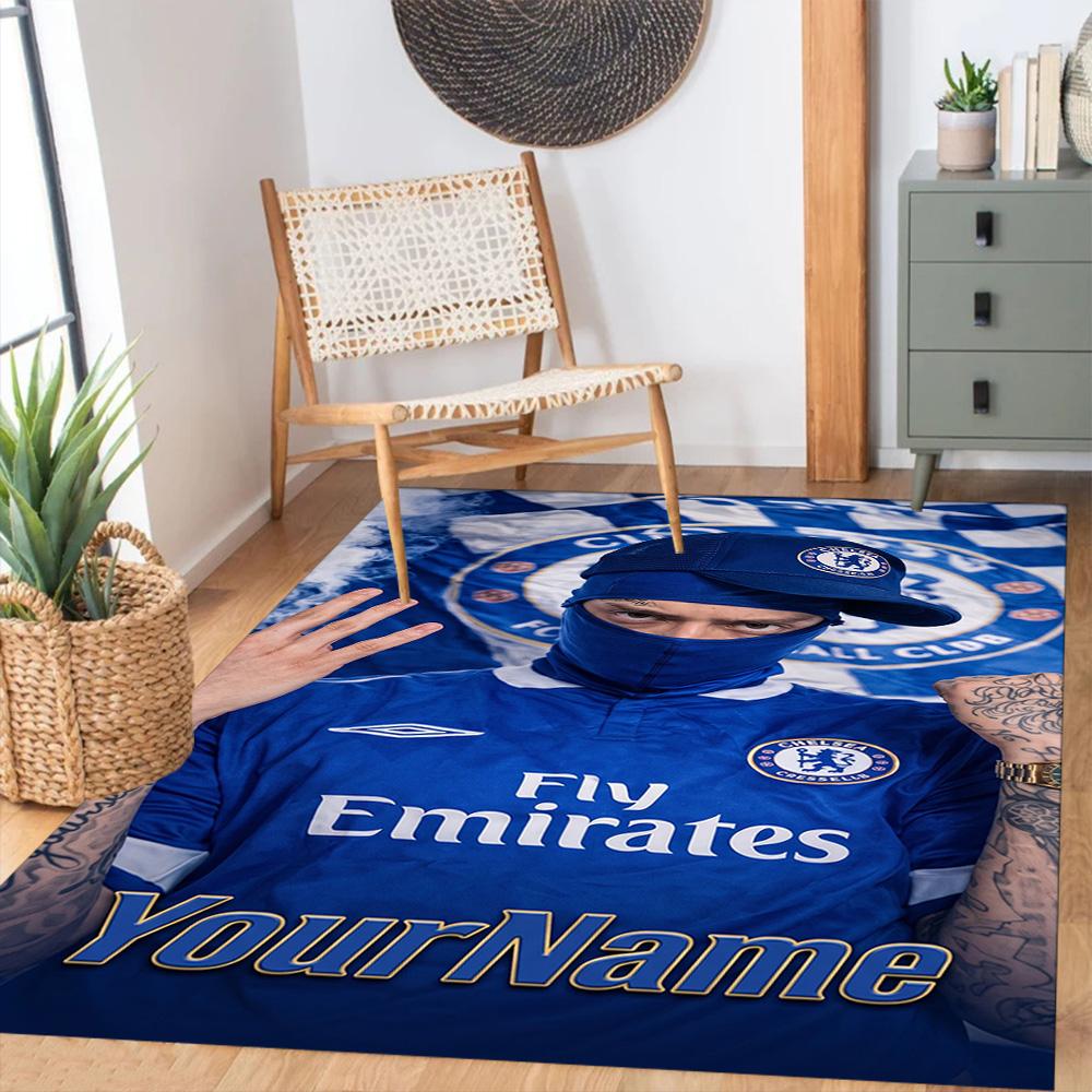 Chelsea Personalized Text Floor Mat Suitable for Study Room Living Rooms Bedrooms Foyer Antislip Carpet Decorate Offices Spiritual Gift