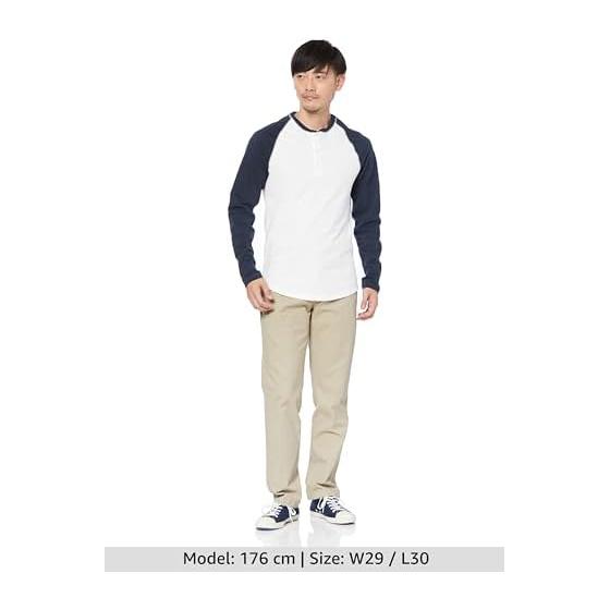 [Amazon Essentials] Men's Chino Pants, No-Tuck, Wrinkle-Resistant, Straight Fit