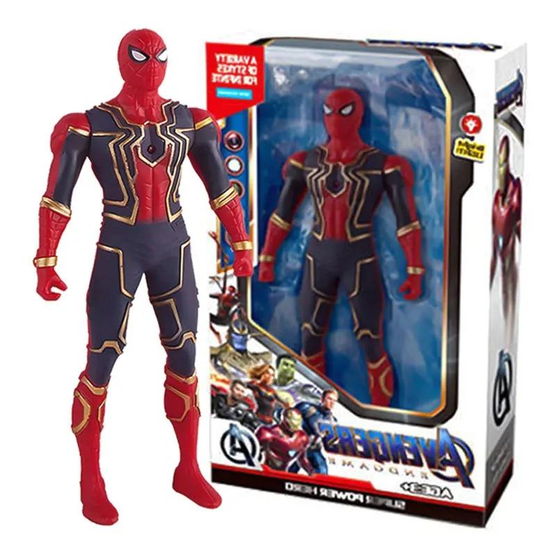 Marvel Animation Playthings, Spider Man, Hulk, Iron Man, POLYVINYL CHLORIDE Activity Connecting, Figure Collection Line Luminous Miniatures, 2024