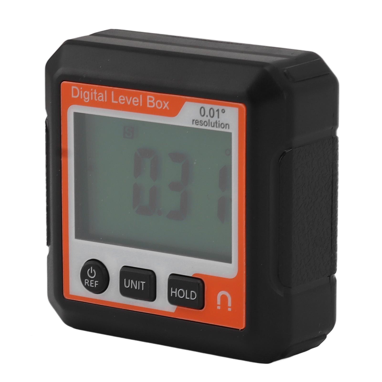 

Digital Level Box Magnetic Data Lock Angle Slope Conversion Protractor Angle Finder Gauge for Carpentry Building