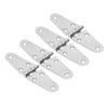 4Pcs Door Hinges 316 Stainless Steel Marine Grade for Boat Cabinet Hatch RVs 6 Holes Hardware
