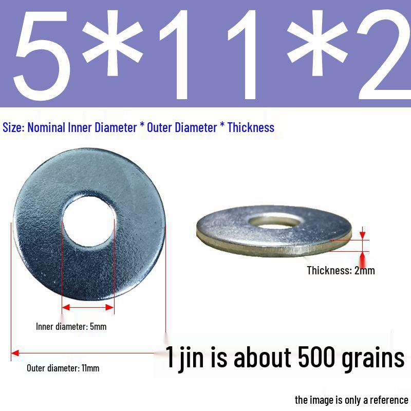 Galvanized Oversized Metal Washers M3-M60
