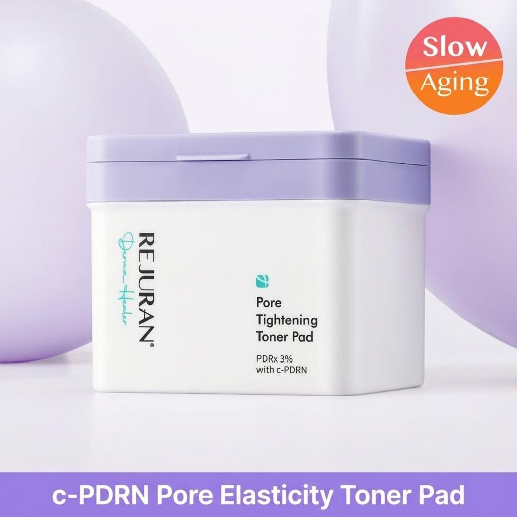 Rejuran Derma Healer Pore Tightening Toner Pad 60ea Special Set (+Ampoule 2ml X 6ea)
