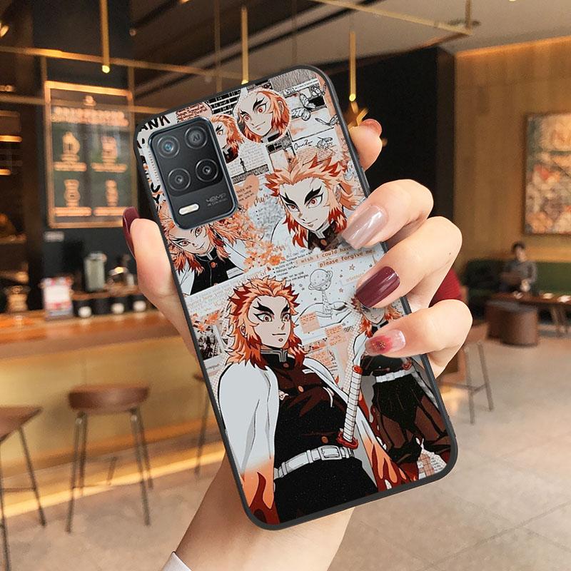 Kimetsu No Yaiba Demon Slayer Hülle für OPPO Realme GT 2 Pro X2 Pro XT C25S 8 7 6 Pro 6i GT Master C3 C21 C21Y C11 X3 SuperZoom