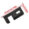 Rear Bumper Cover Plate Black Plastic for Ford Maverick   2024 2025 4/7-Pin Connector Hitch