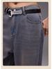 Tuogu Trend Women's High-Waist Retro Wide-Leg Blue Denim Jeans