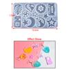 Earring Pendant Silicone Mold Epoxy Resin Jewelry Making Molds Heart Leaves Moon DIY Charms Pendant Mould Creative Jewelry Craft