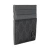 Gucci Logo Supreme Canvas Card Holder Unisex Wallets Black 795230-FACQC-1048