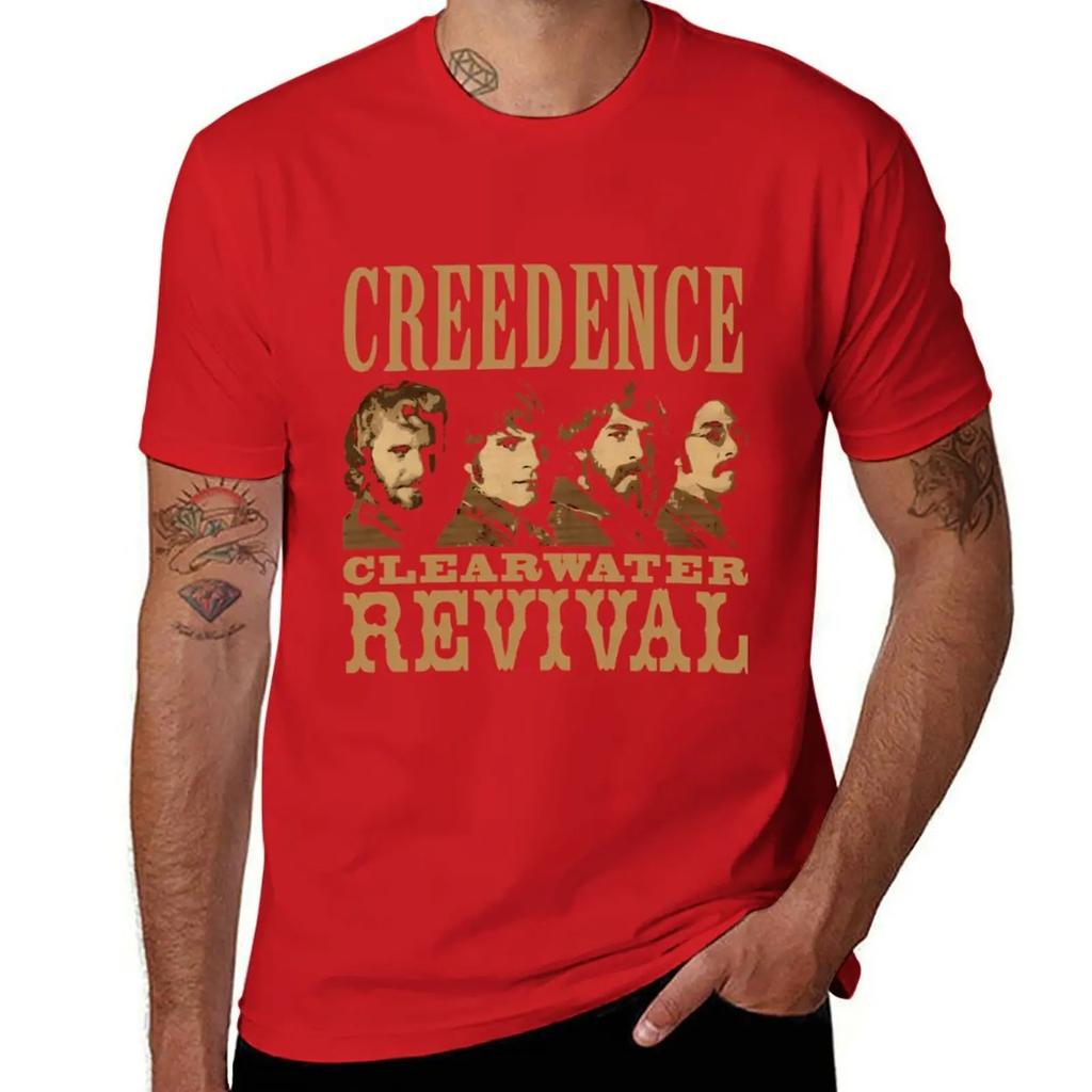 Creedence Clearwater Cosmo's Factory - Bayou Country Creedence Clearwater T-Shirt plus size clothes luxury clothes men