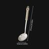 Long Handle Skimmer Spoon 304 Stainless Steel Fine Mesh Residue Strainer Spoon Large Slotted Spoon Colander Kitchen Utensils