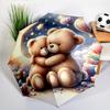 Cartoon Teddy Bear Umbrella Automatic Open/close, Sturdy Iron Frame & 8-Rib Struct, Umbrella for Women & Men, Christmas Gifts
