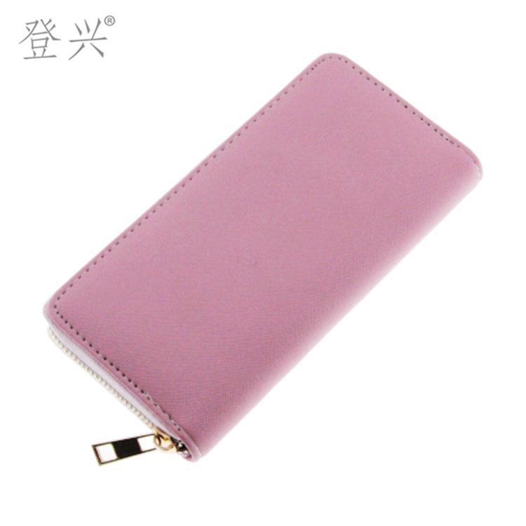 

Новая корейская версия однотонной серии ПУ длинный кошелек, кошелек-картхолдер, образец кошелька системы D