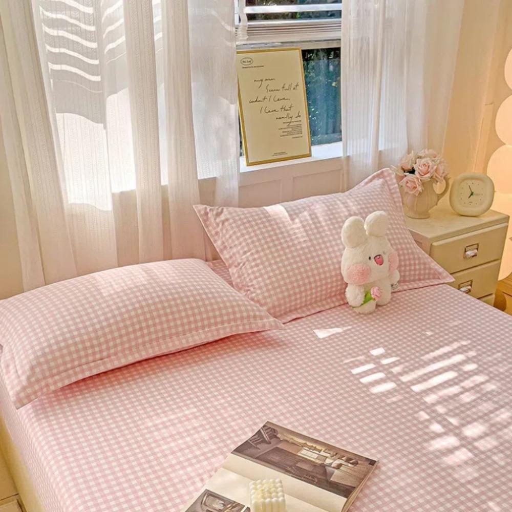 1 PCS Nordic 48x74cm Pillowcase Washed Cotton Colorful Stripe Bedding Pillow Cover Breathable Pillow Case Home Textile
