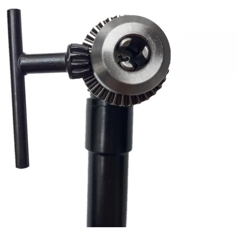 1Pc 90-Degree Right-angle Electric Drill, Corner Device, Three-jaw Chuck, Crutch Chuck, Transfer To Narrow Space Drilling Accessories, Tools
