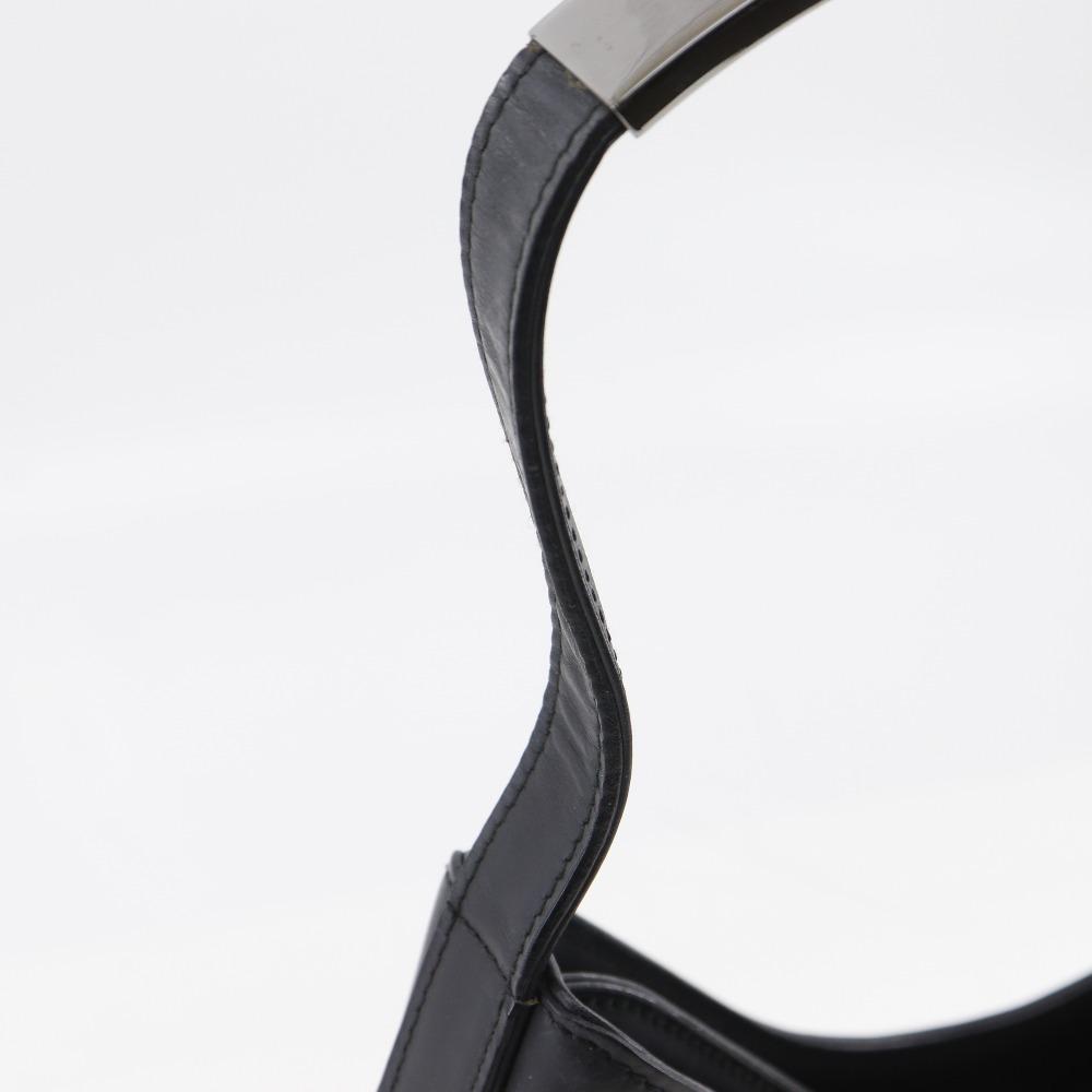 GUCCI Shoulder Bag 001.3778 black leather Women Used