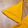 Women's Swimsuit Solid Color Cutout One Piece Sexy Bikini Brazilian Beachwear