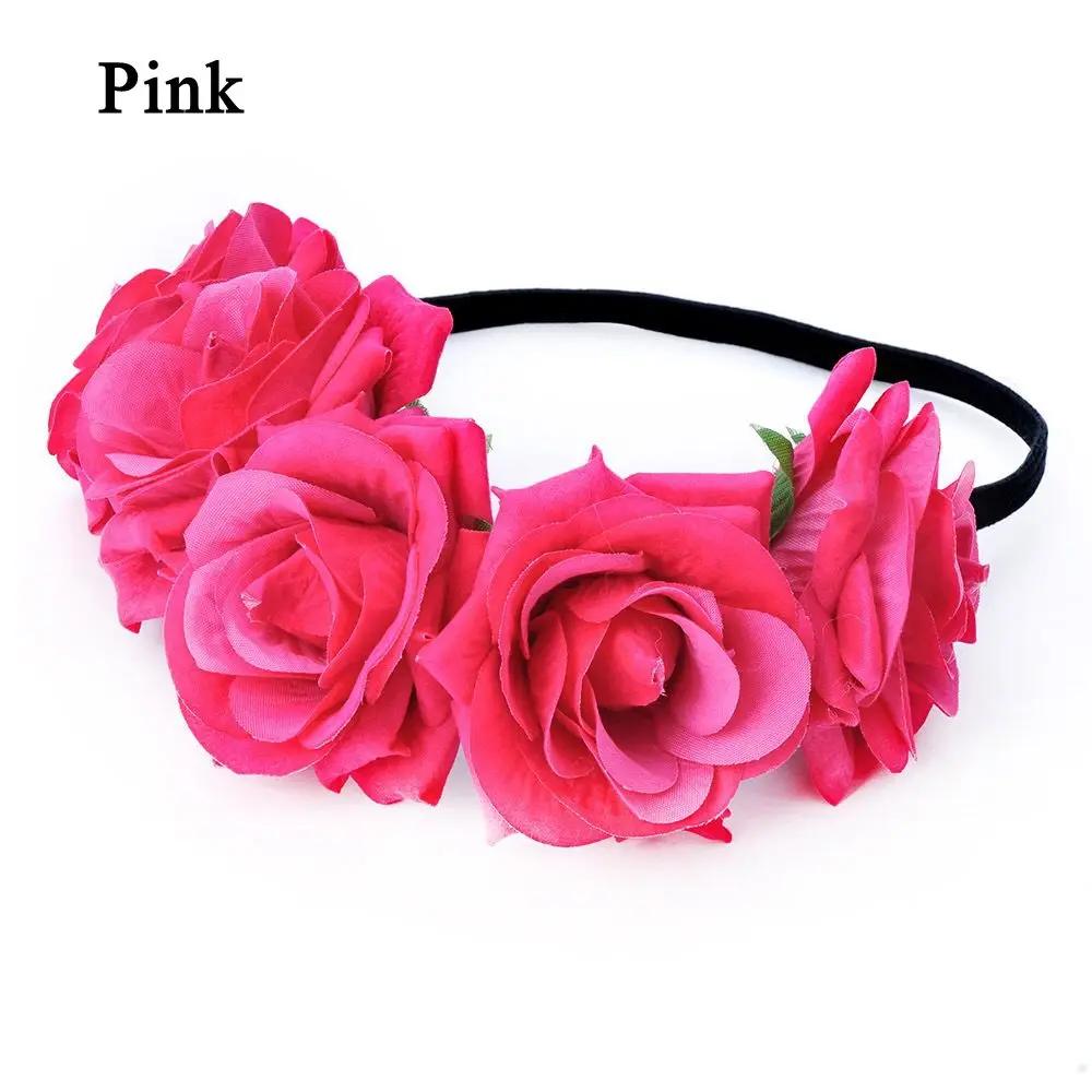 1PC Elegant Bridal Rose Flower Hairpins Barrette Wedding Bridesmaid Brooches Party Fashion Hair Clips Hair Styling Accessories