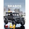 1/24 Scale Mercedes-Benz G550 4X4 Modified Version Off-road Car Diecast Car Sound Light Pull Back Vehicle TV Cabinet Decorations Gift