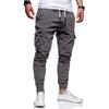 Men's Loose Casual Multi-pocket Work Pants, Youth Stretch Waist Drawstring  Pants