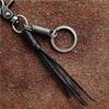 Cowhide Cowhide Tassel Key Chain Vintage Car Keychian Genuine Leather Keychain  Keys Organizer