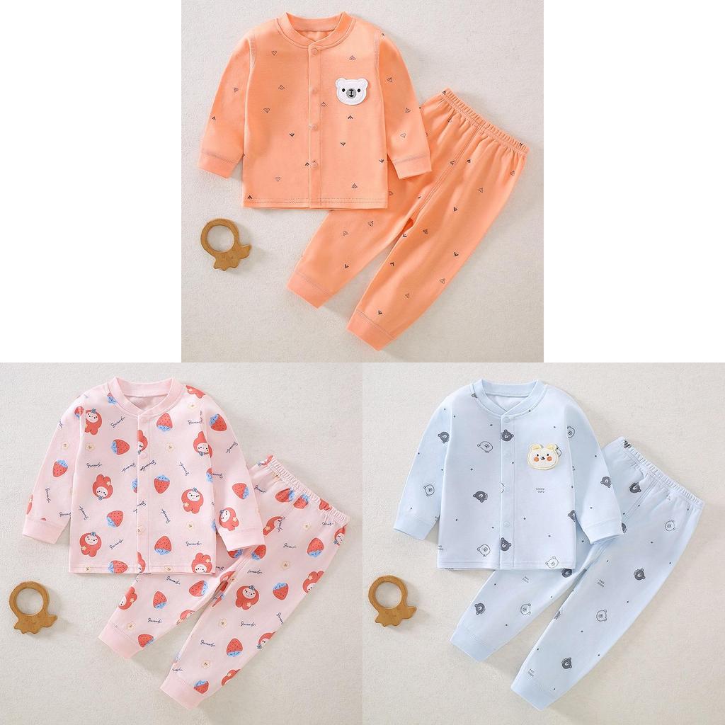 Kids Cotton Pajama Set With Antibacterial Technology For Boys And Girls Safety